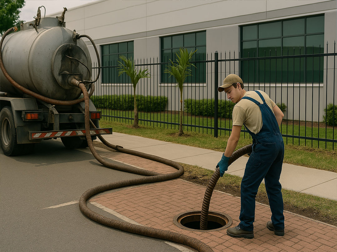 Limpeza de fossa para empresas